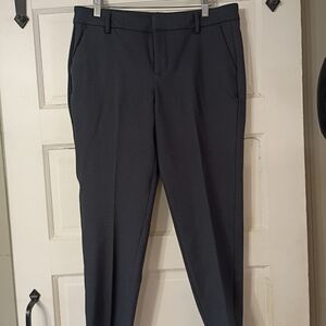 Liverpool Women's Navy Patterned Ankle Pants